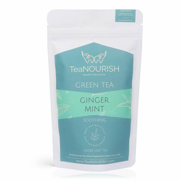 Teanourish Ginger Mint Green Tea
